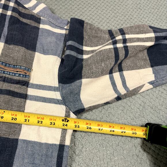 Fryday Club NRK Cotton Plaid Flannel Button Shirt Sz XXL - Picture 7 of 8